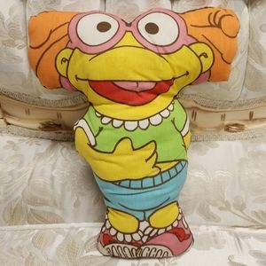 Vintage Muppet Babies Skeeter stuffed Pillow Doll